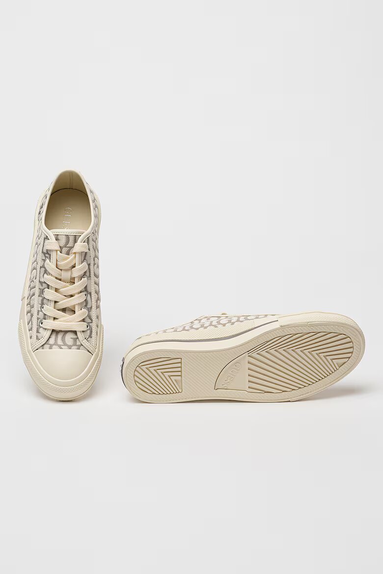 GUESS Спортни обувки с лого Светло сив