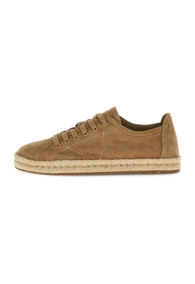 GUESS Велурени спортни обувки - Карамел
