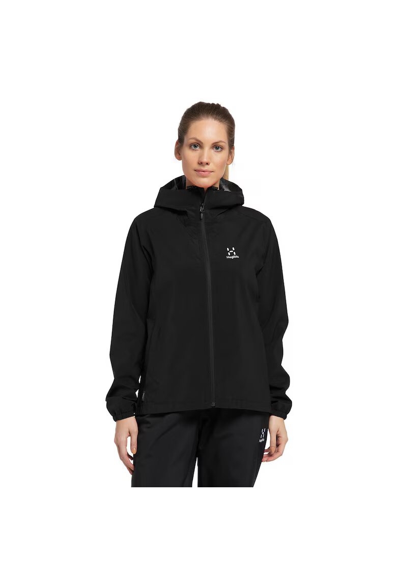 Haglöfs Водоустойчиво яке GORE-TEX - черно - размер XS - за трекинг и дейности на открито