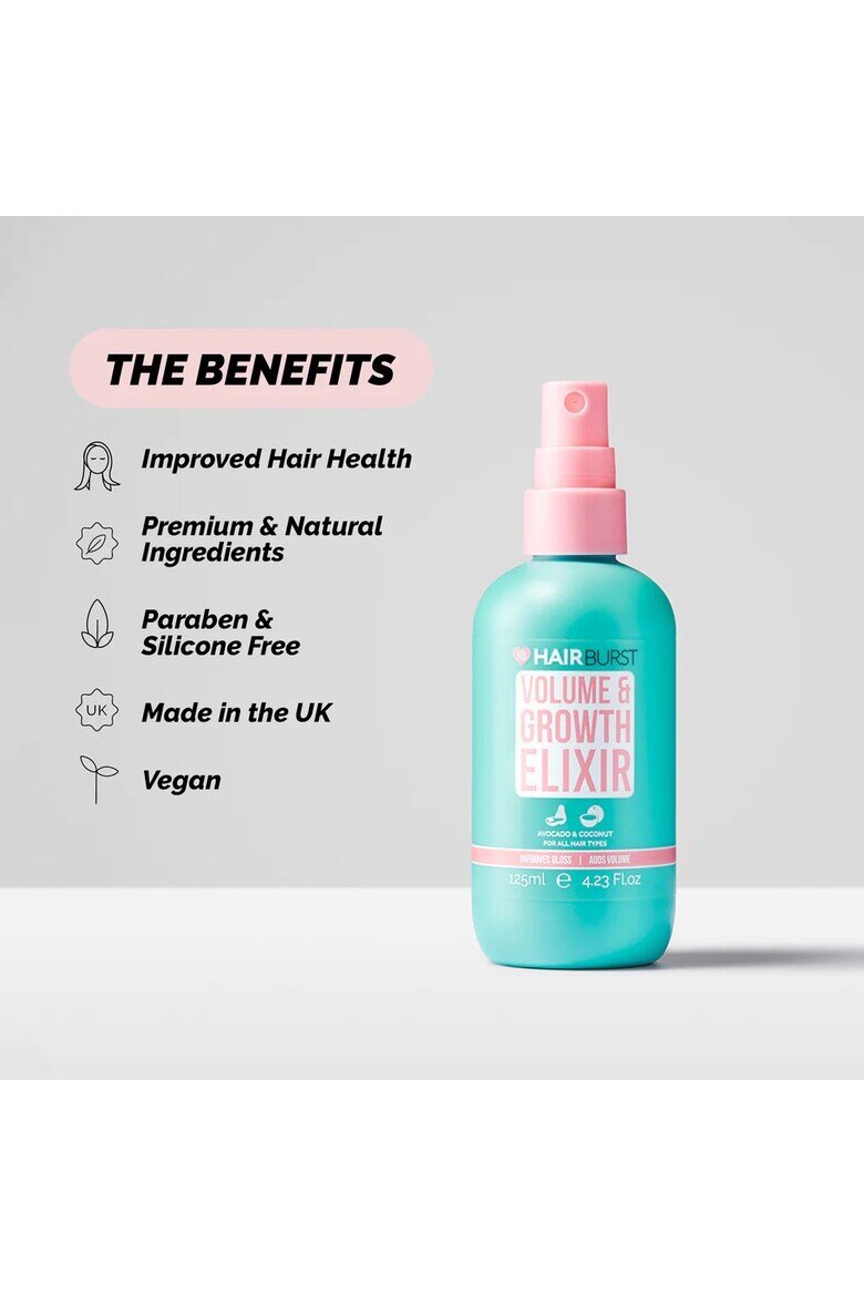 Hairburst Спрей за коса Elixir За обем и растеж 125 мл