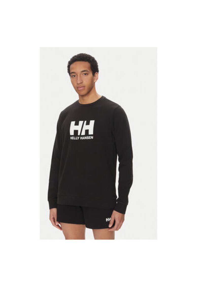 Helly Hansen Мъжки суичър 30395 - органичен памук - тъмносин - Черен