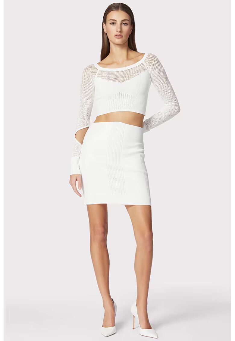 HERVE LEGER Мини пола с висока талия