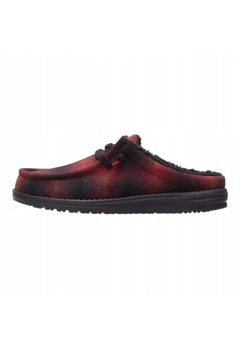 HEYDUDE WALLY SLIP COZY PLAID