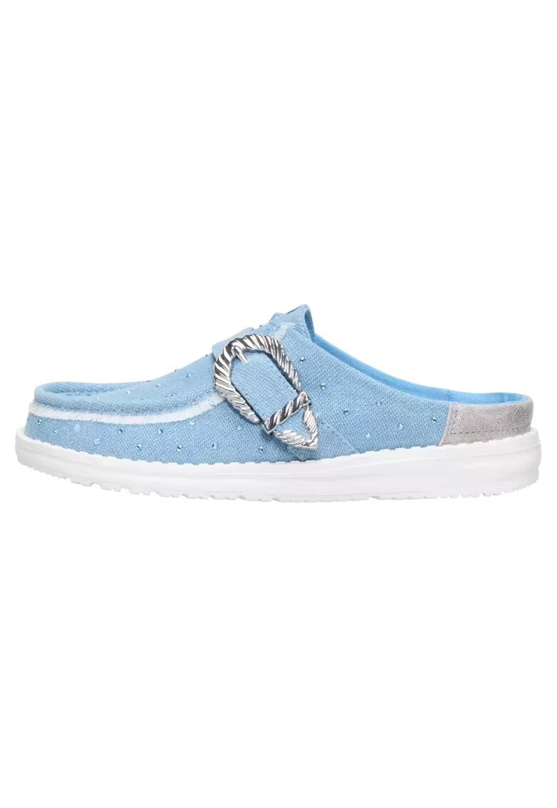 HEYDUDE WNDY SLIP BUCKLE DENIM