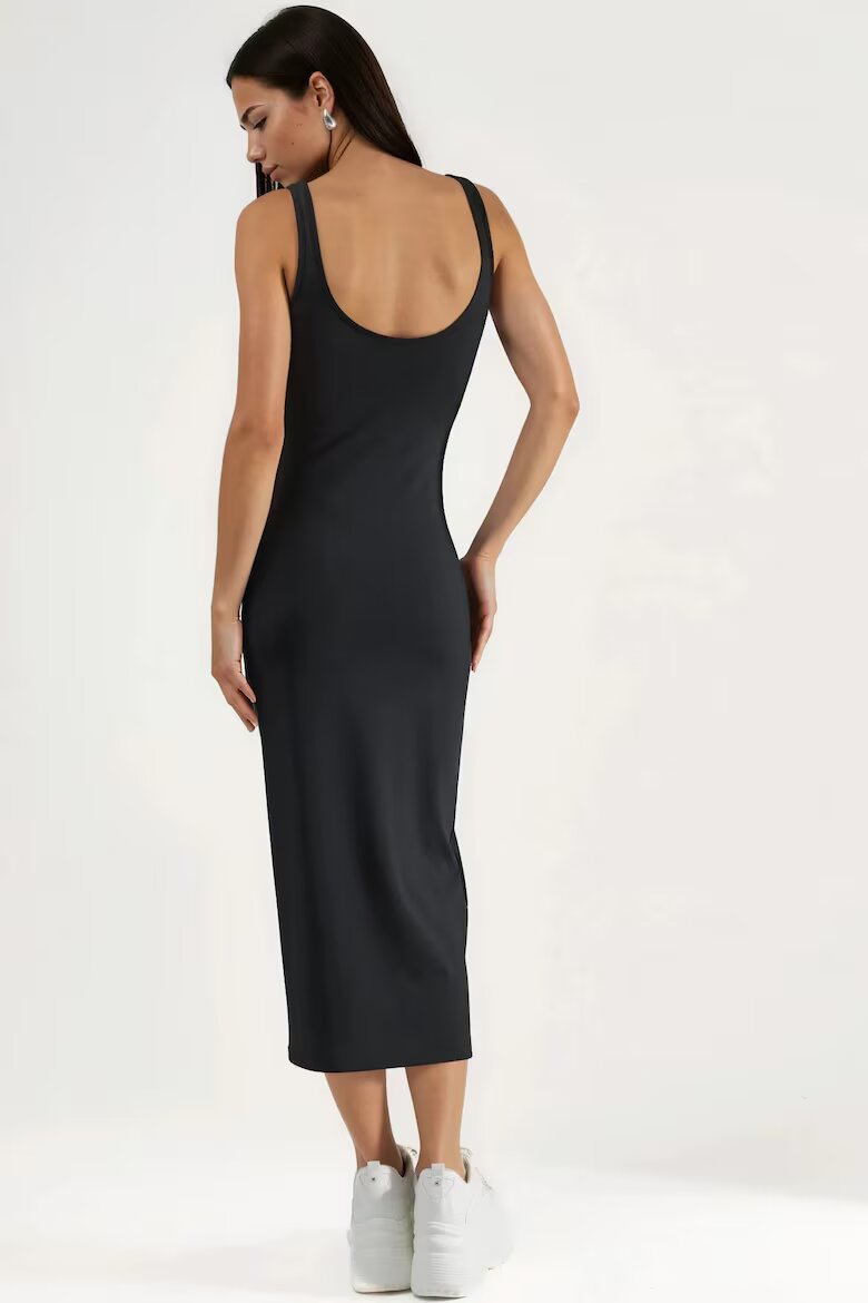 HiCCUP Rochie Bodycon Черна Полиестер