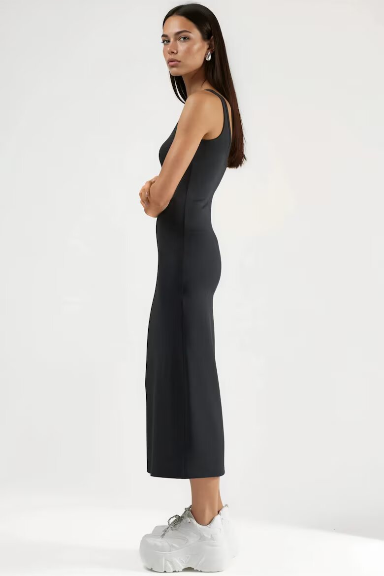 HiCCUP Rochie Bodycon Черна Полиестер
