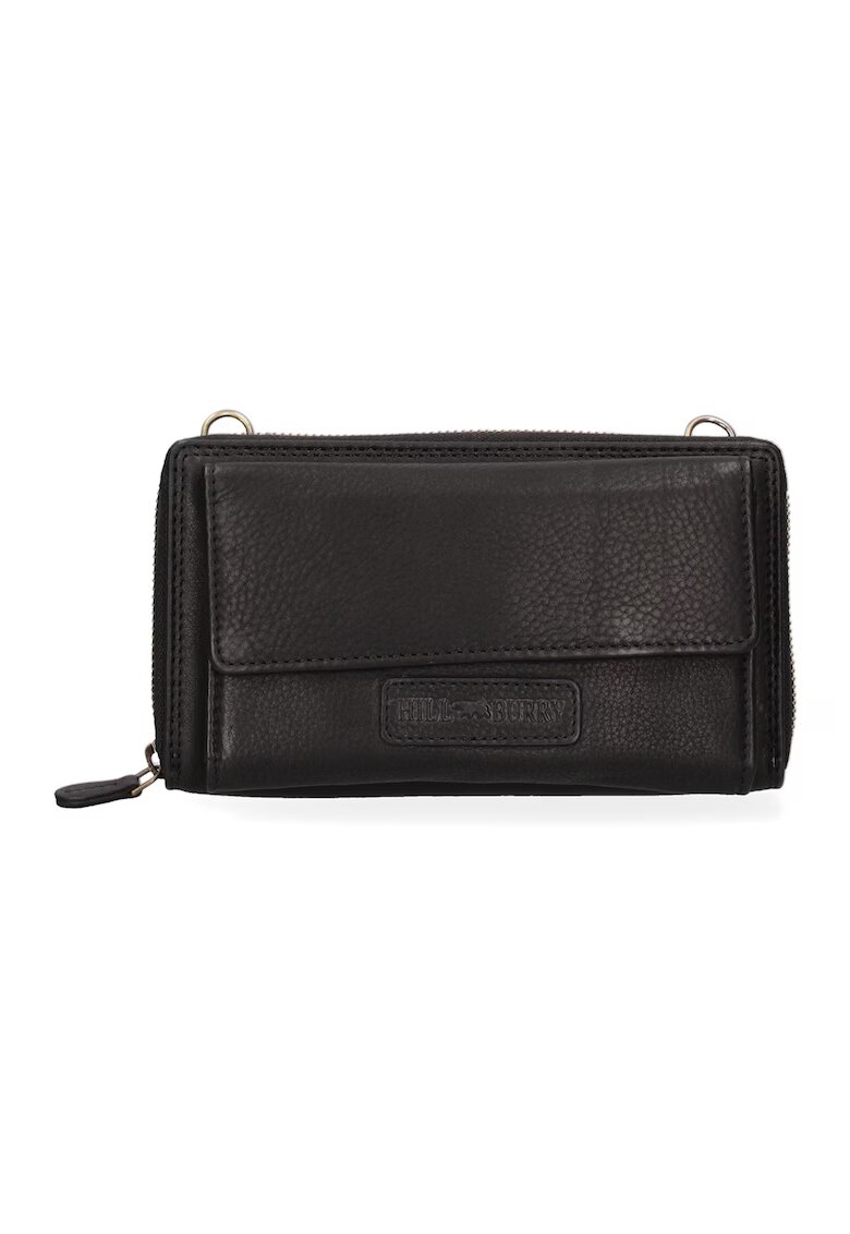 Hill Burry Кожен портфейл 37611 с преден джоб с капаче