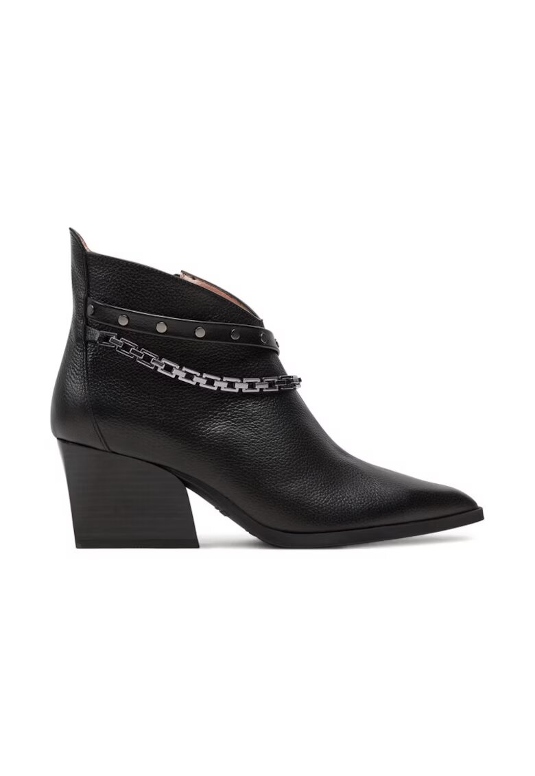 Hispanitas Ботуши Cervo-I24 HI243597 Black - Лачена кожа