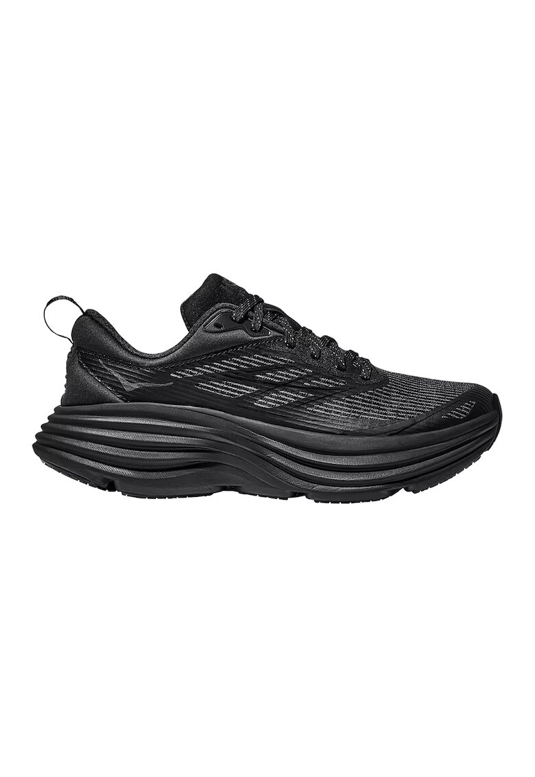Hoka Обувки за бягане Bondi 8 TS Caged - Черен/Антрацитно сиво