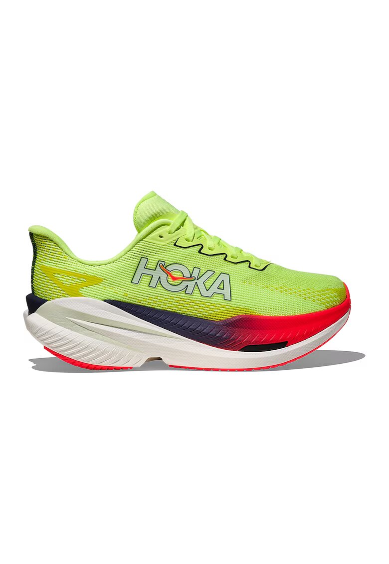 Hoka Скосени обувки за бягане Mach X 3 - Лайм зелено