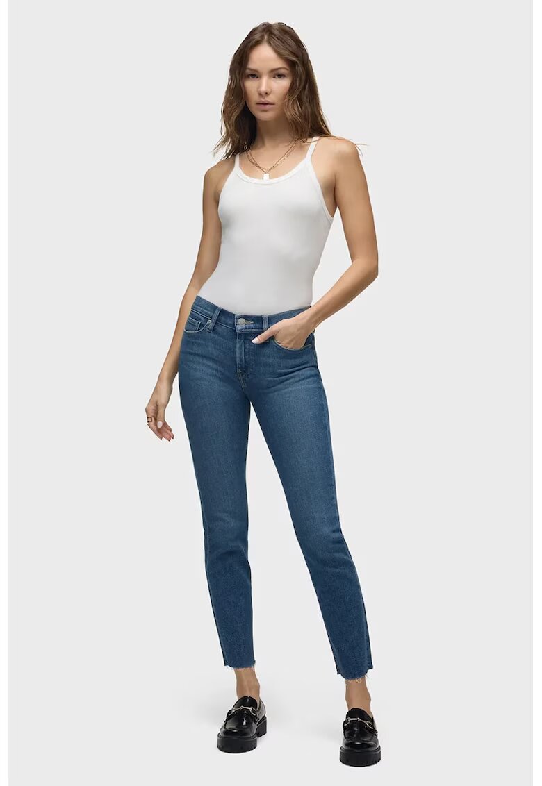Hudson Blugi crop slim fit - cu talie medie - Син