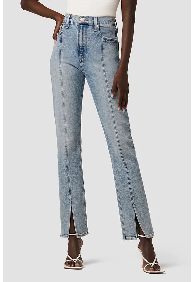Hudson Bootcut Jeans With Washedout Aspect - Син