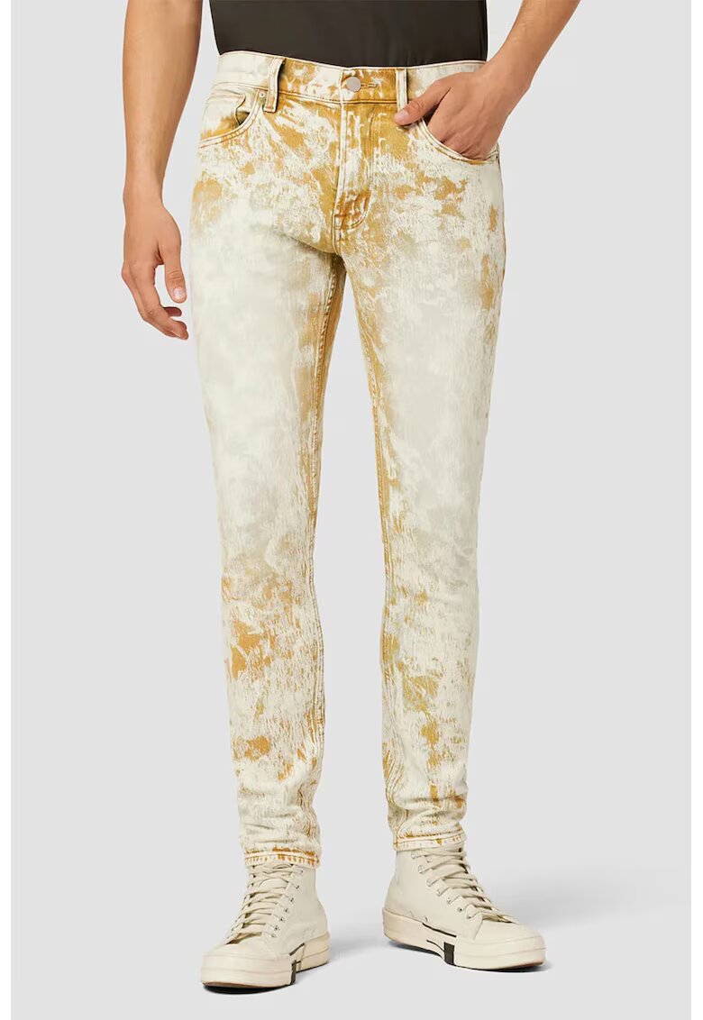 Hudson Hudso - Blugi skinny fit - cu aspect decolorat - Кафяв