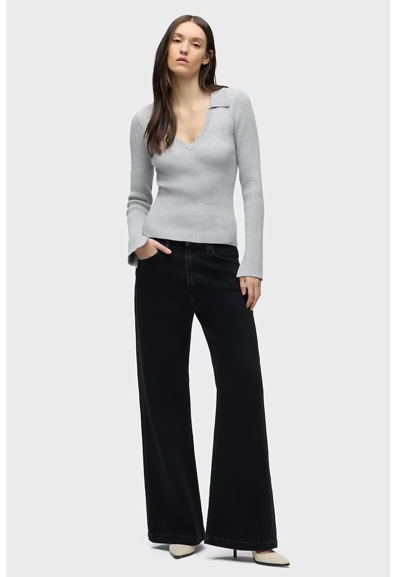 Hudson Relaxed Fit Jeans - Черен