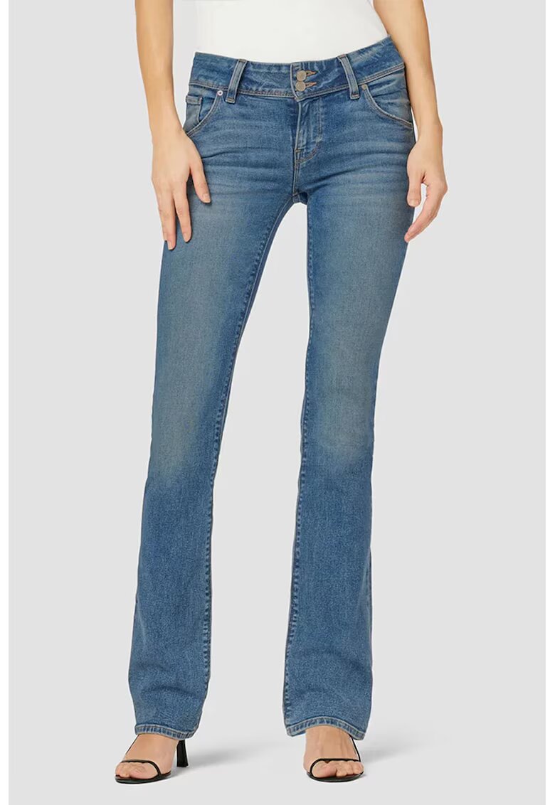Hudson Washed-out Aspect Bootcut Jeans - Син