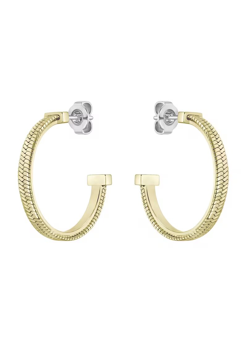 HUGO BOSS Дамски обеци 1580483 - неръждаема стомана - златисти - 2.5 см