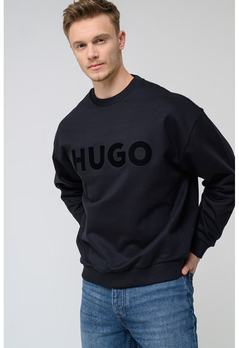 HUGO BOSS - Памучен суитшърт с лого