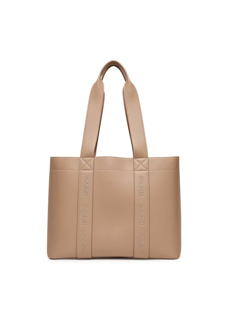 HUGO Дамска чанта Light Pastel Brown 231 - от екологична кожа - универсални размери