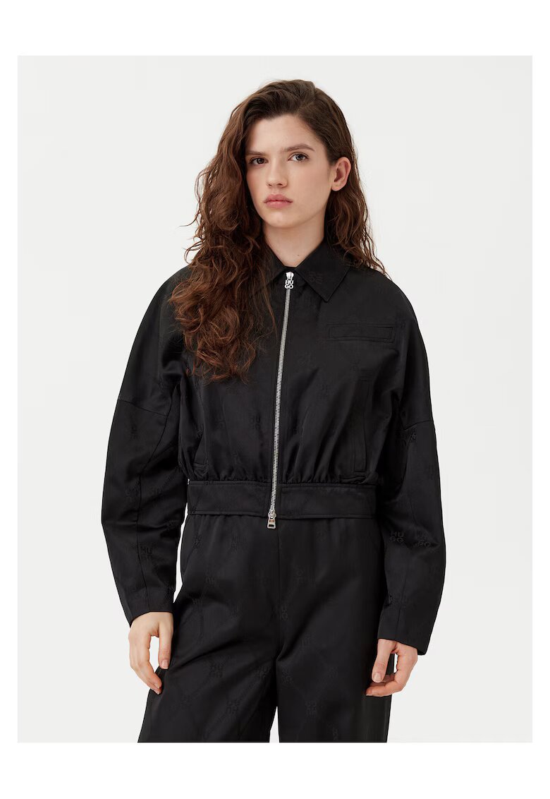 HUGO Дамско преходно яке черно