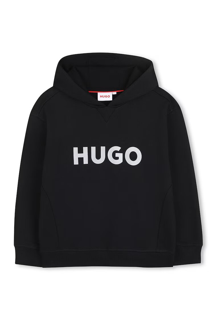 HUGO Худи с памук с лого