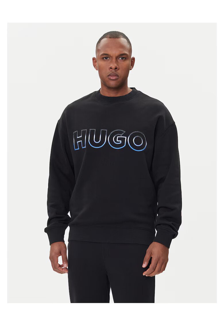 HUGO Мъжки суичър с принт