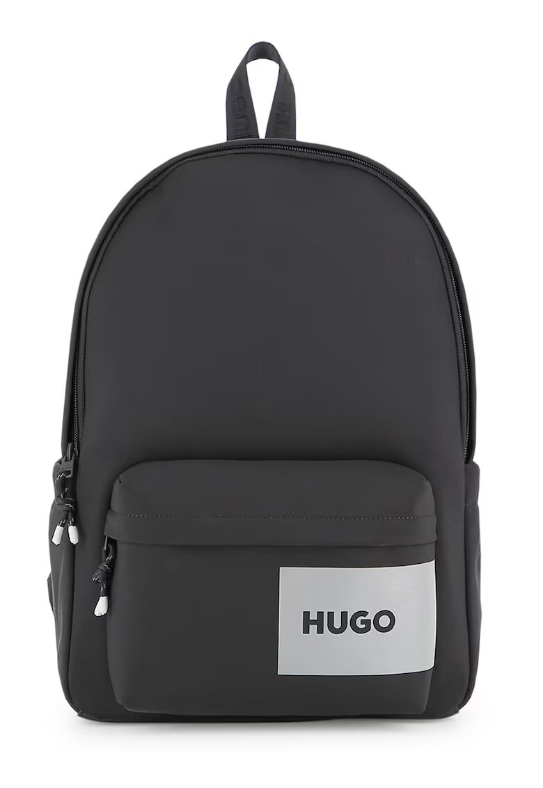 HUGO Раница с омекотен гръб - Избеляло черно