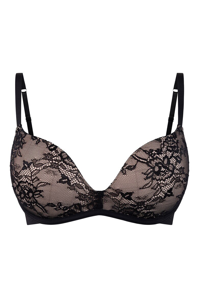 Hunkemoller Дантелен подплатен сутиен Черен