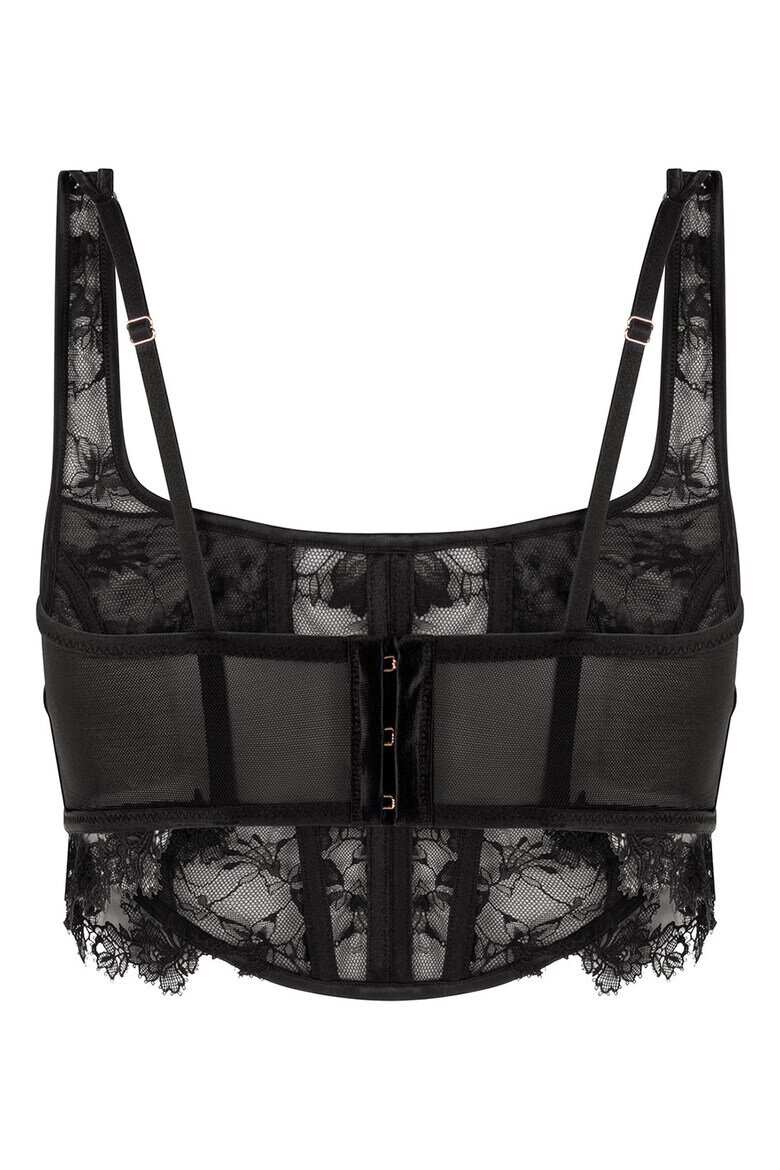 Hunkemoller Сутиен Julia с дантела Черен