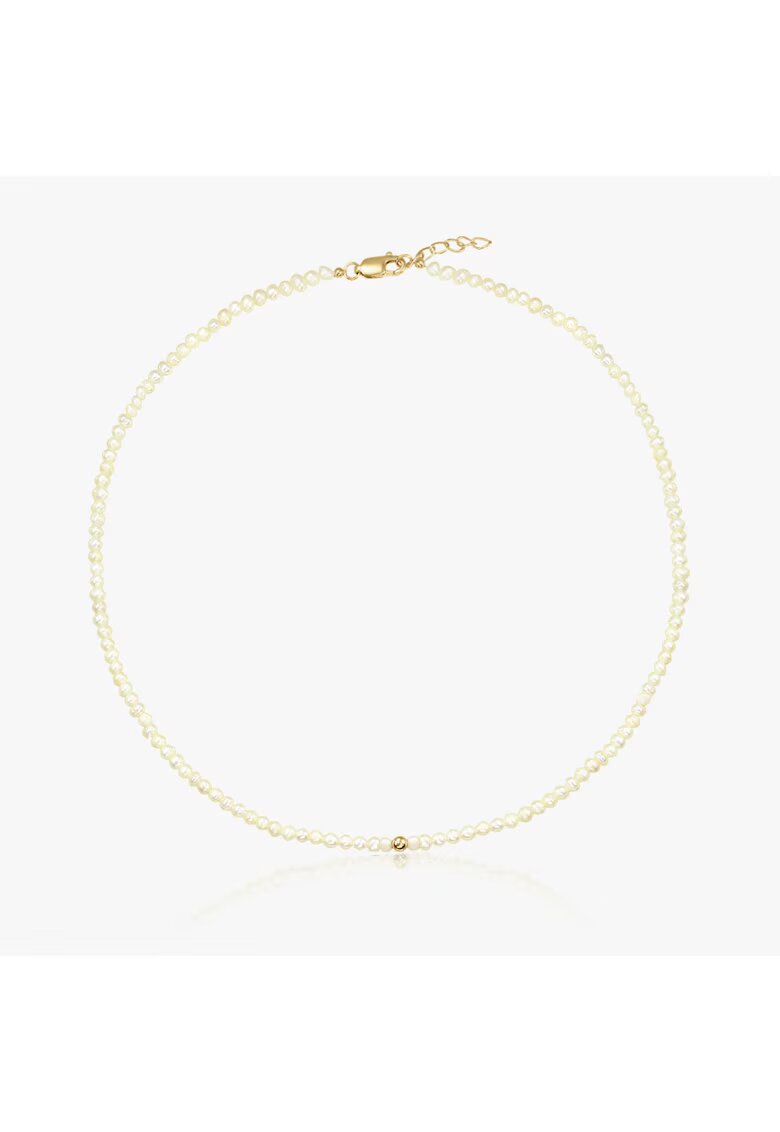 INDIRA Колие от злато Glamour - Естествени перли