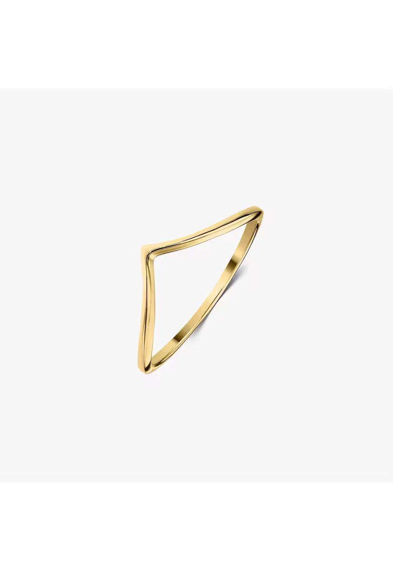 INDIRA Пръстен Golden Simple V - Сребърен