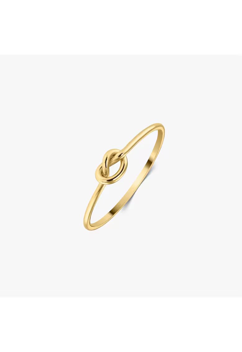 INDIRA Пръстен от жълто злато Knot
