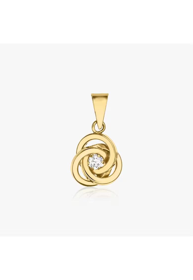 INDIRA Висулка от злато Eternal Knot