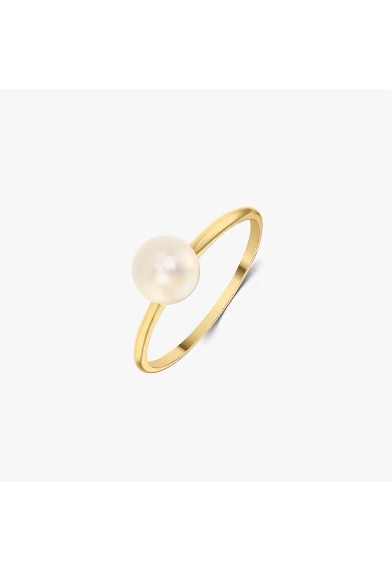 INDIRA Златен пръстен Pearl Elegance