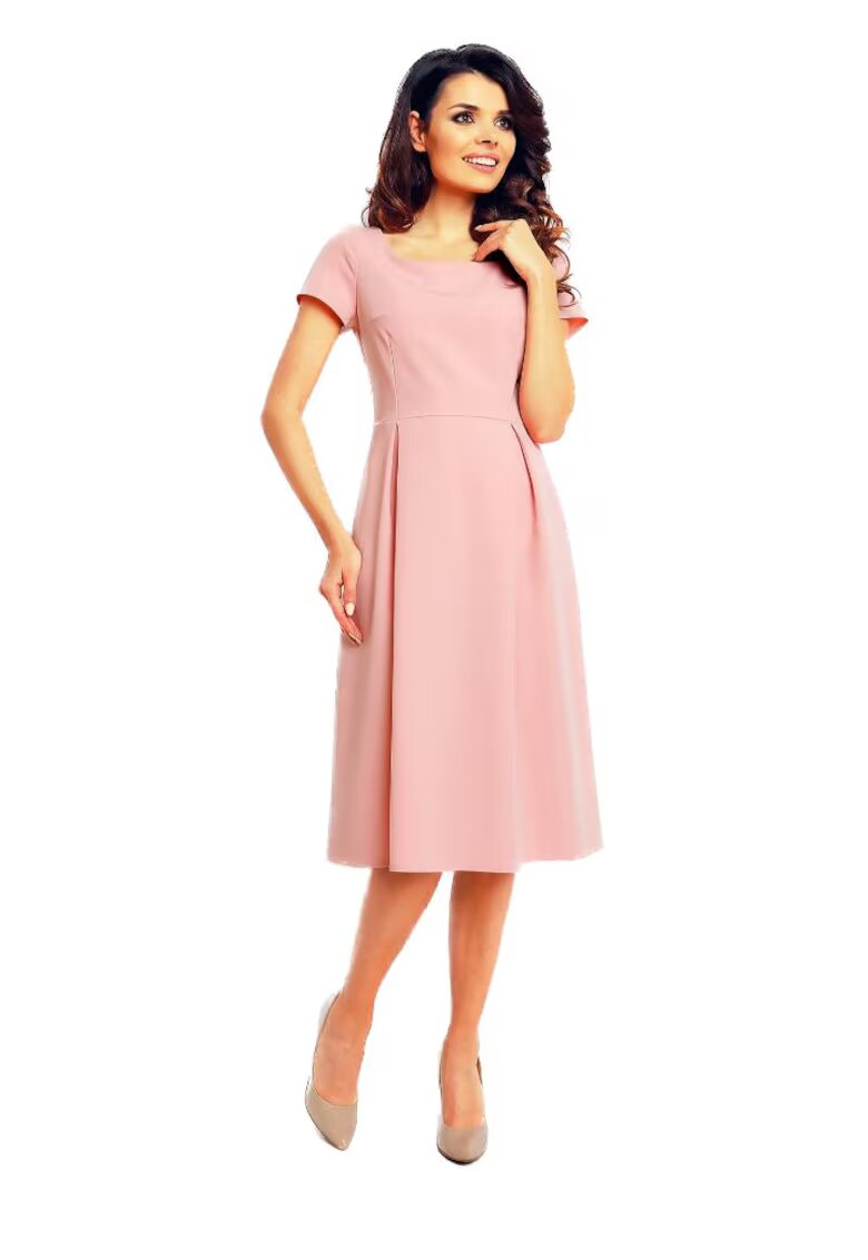 InfiniteYou Infinite You Rochie de seara dama Bredamor M084 roz - Розово