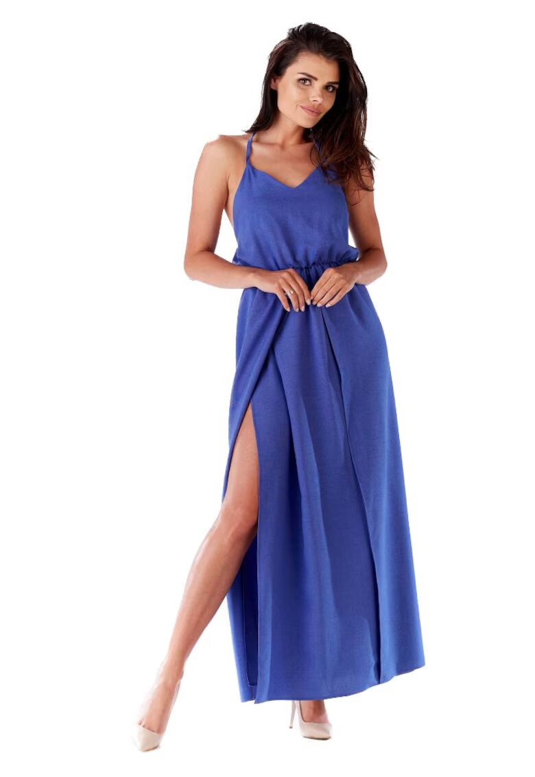 InfiniteYou Infinite You Rochie maxi dama Ettassant M138 светлосин - Светлосин
