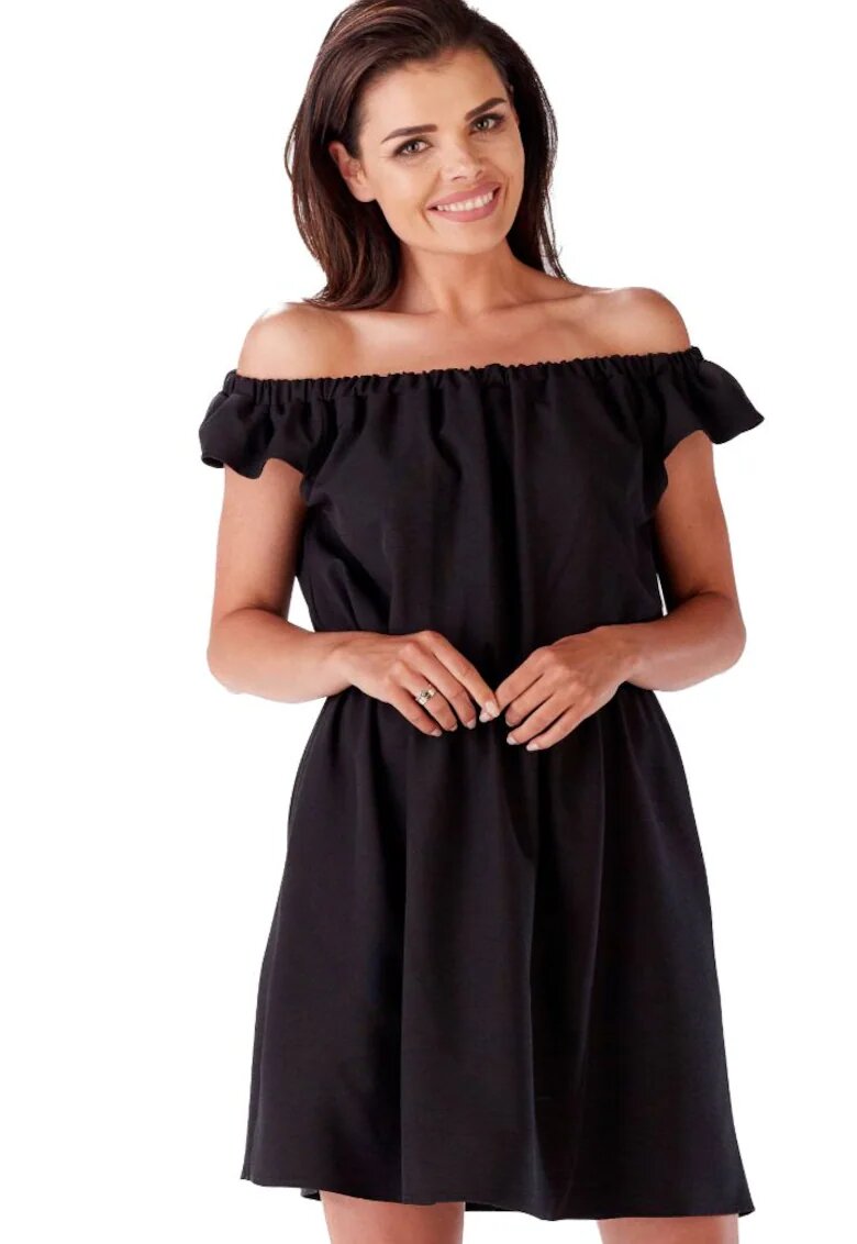 InfiniteYou Infinite You Rochie mini dama Igrailte M136 черна - Черен