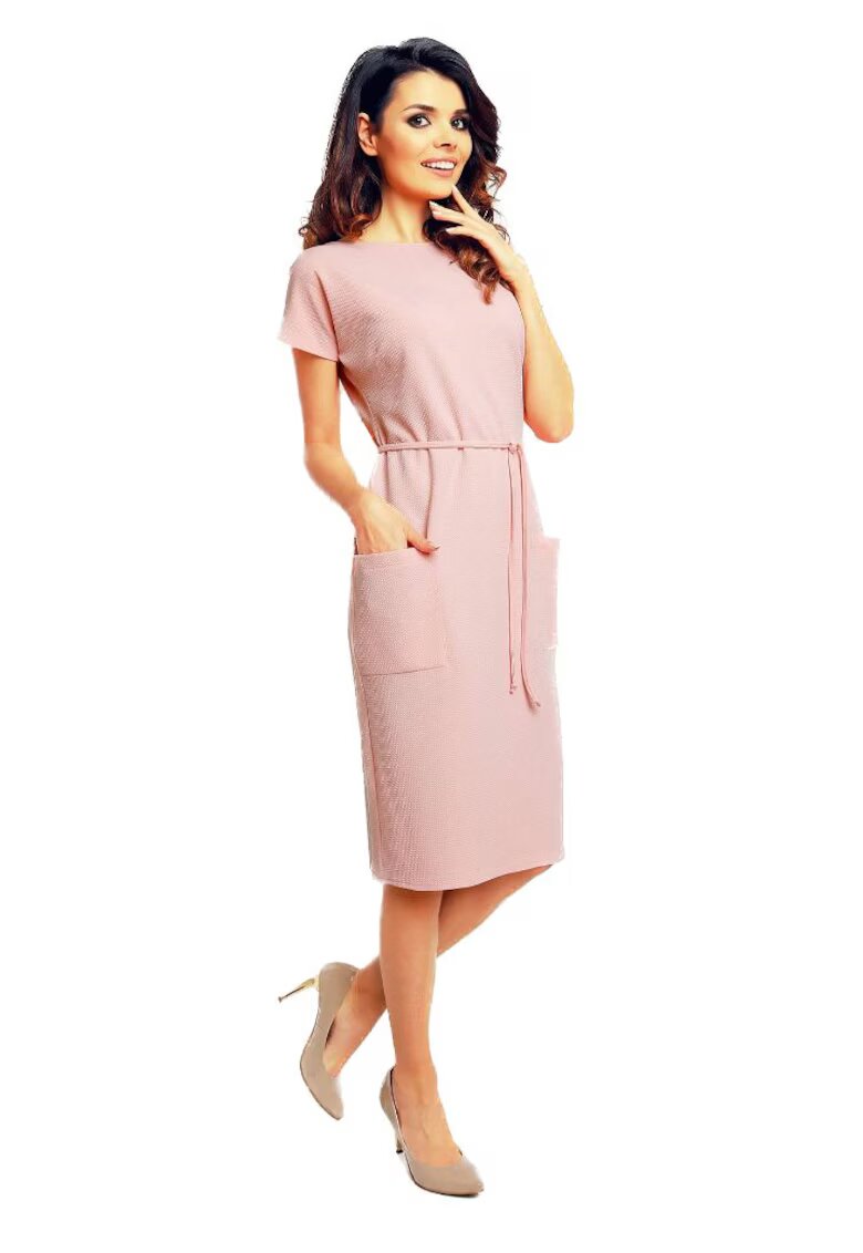 InfiniteYou Infinite You Rochie mini dama Yseungaine M085 roz - Розово