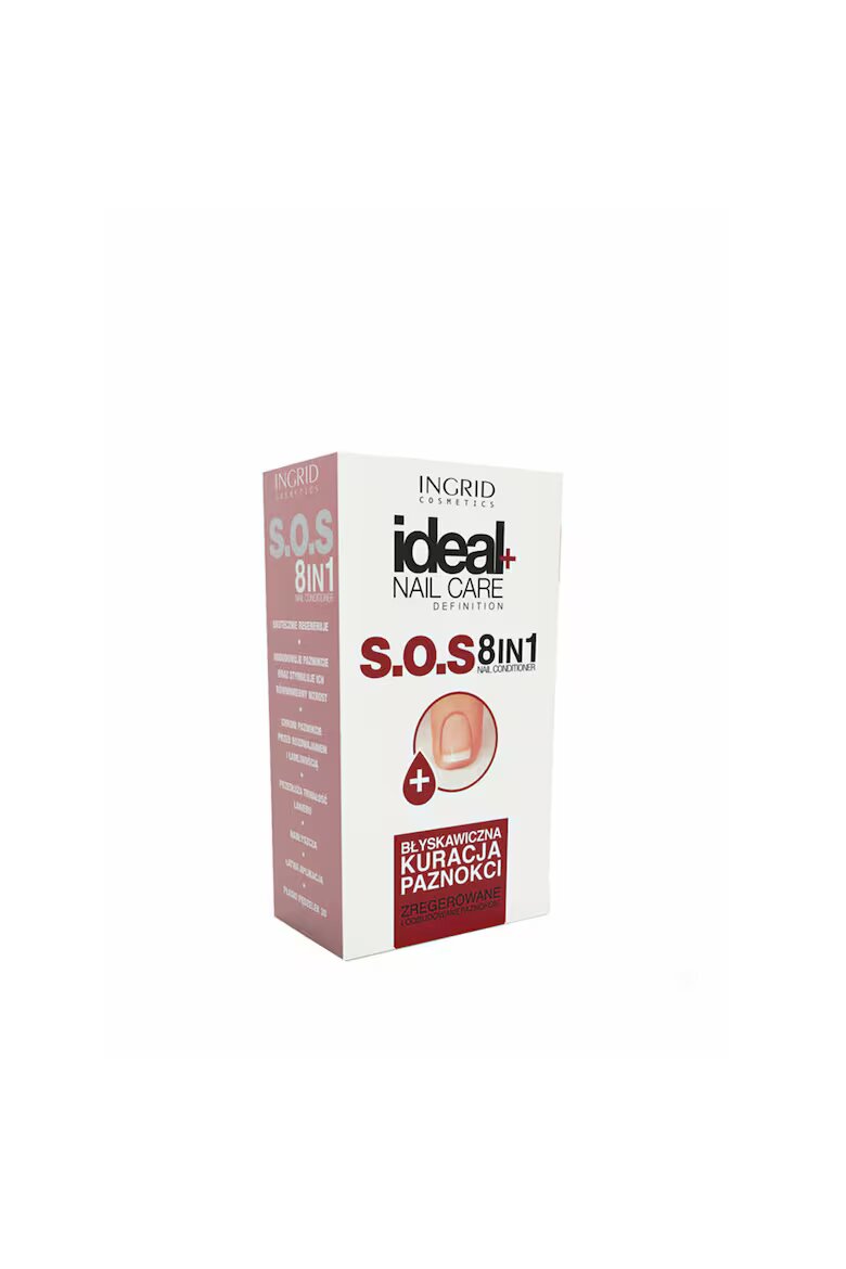 INGRID Cosmetics Лечение за нокти Ingrid Ideal+ SOS 8 в 1 7 мл