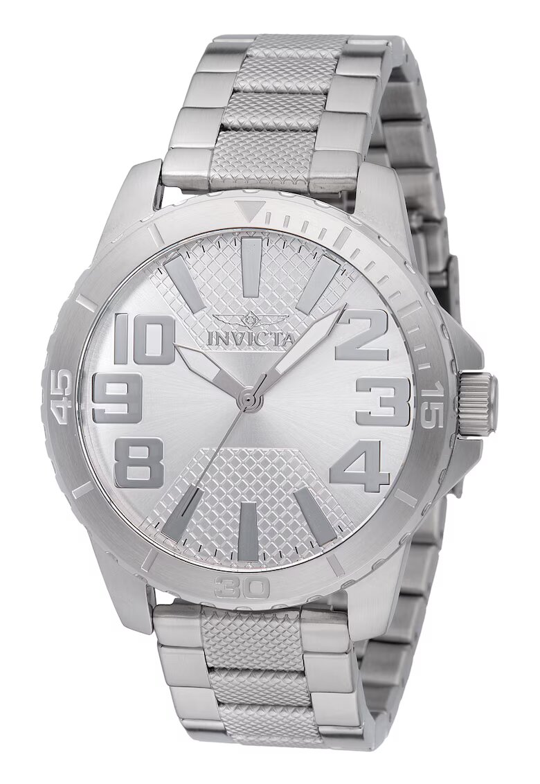 Invicta Часовник за мъже Speedway 48927 - 48mm - сребрист циферблат - неръждаема стомана - 22mm гривна