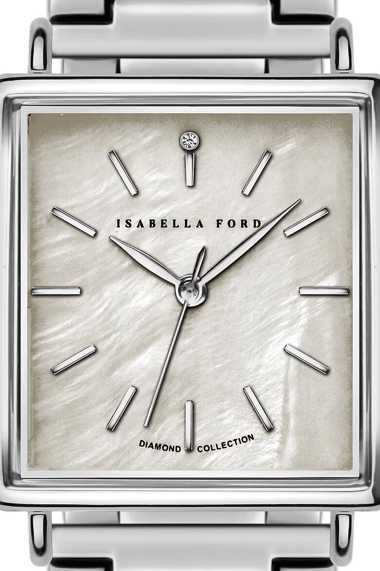 Isabella Ford Часовник от неръждамеа стомана с диамант