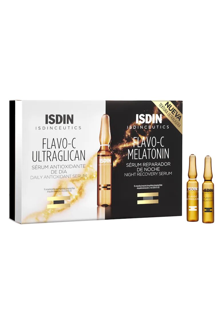 ISDIN Дневен и нощен серум Flavo C Ultraglycan & melatonin - 20