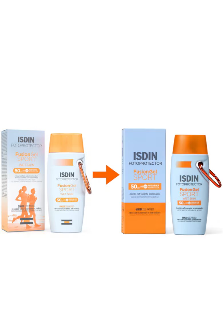 ISDIN Слънцезащитен гел Fusion Gel Sport SPF 50 Ултра лек С охлаждащ ефект 100 мл
