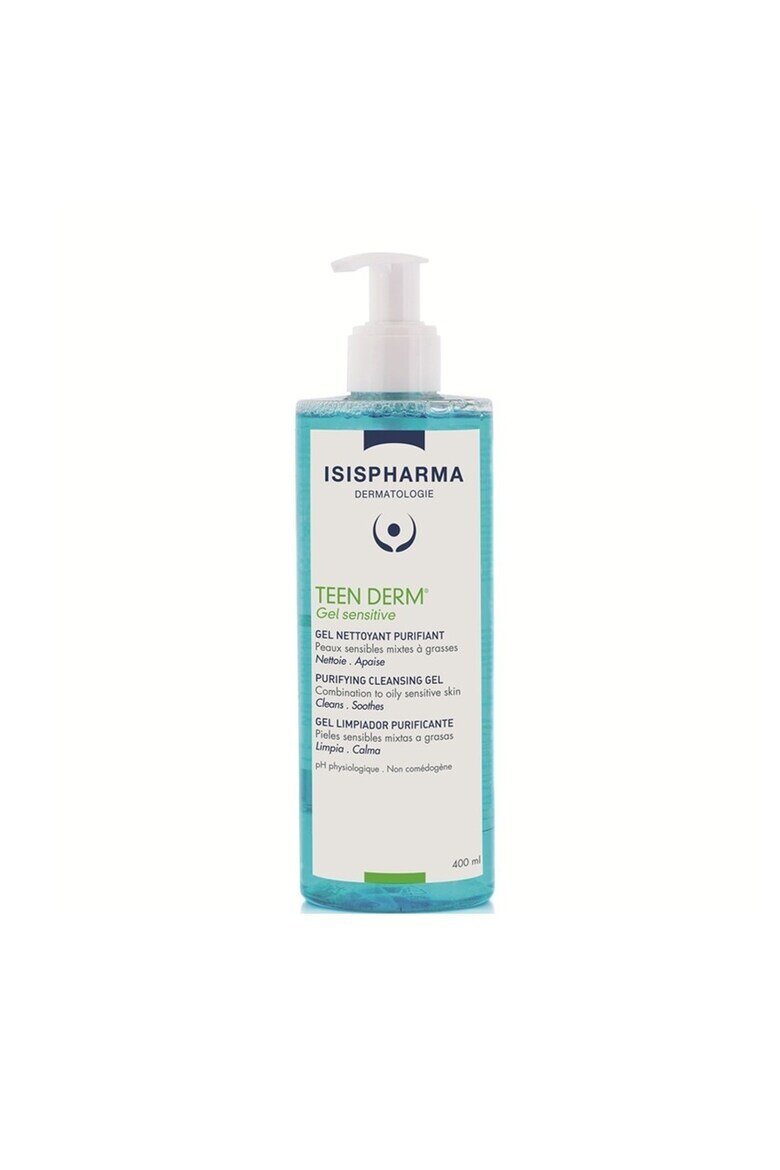 Isispharma Почистващ гел Teen Derm Sensitive 400 мл