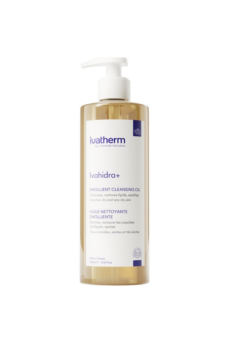 Ivatherm Измиващо масло Ivahidra+ Омекотяващо за суха и много суха кожа 400 мл