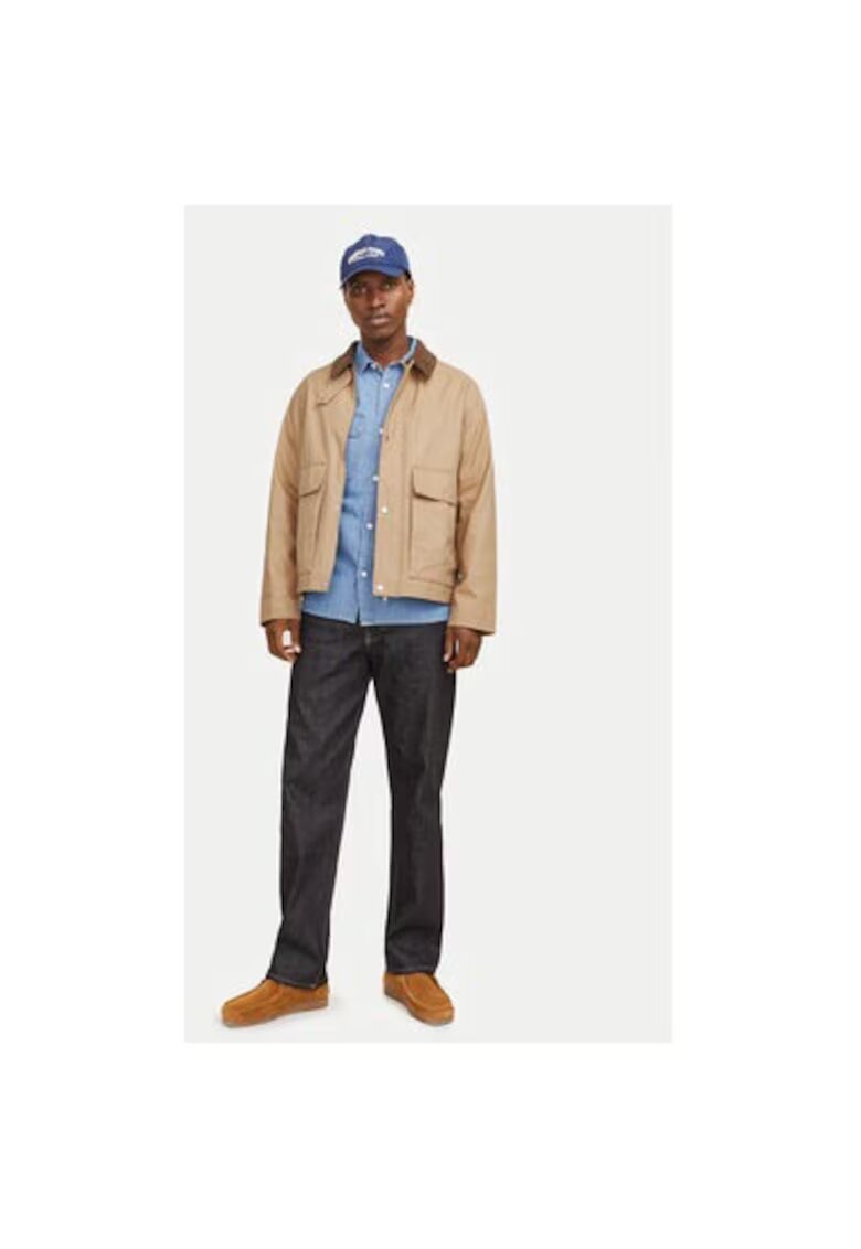 Jack and Jones Мъжко яке - 304778308 - Памук/Полиестер - Бежово