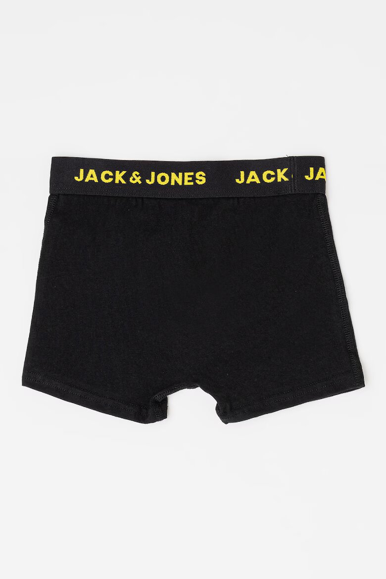 Jack & Jones Боксерки с лого 7 чифта Черен
