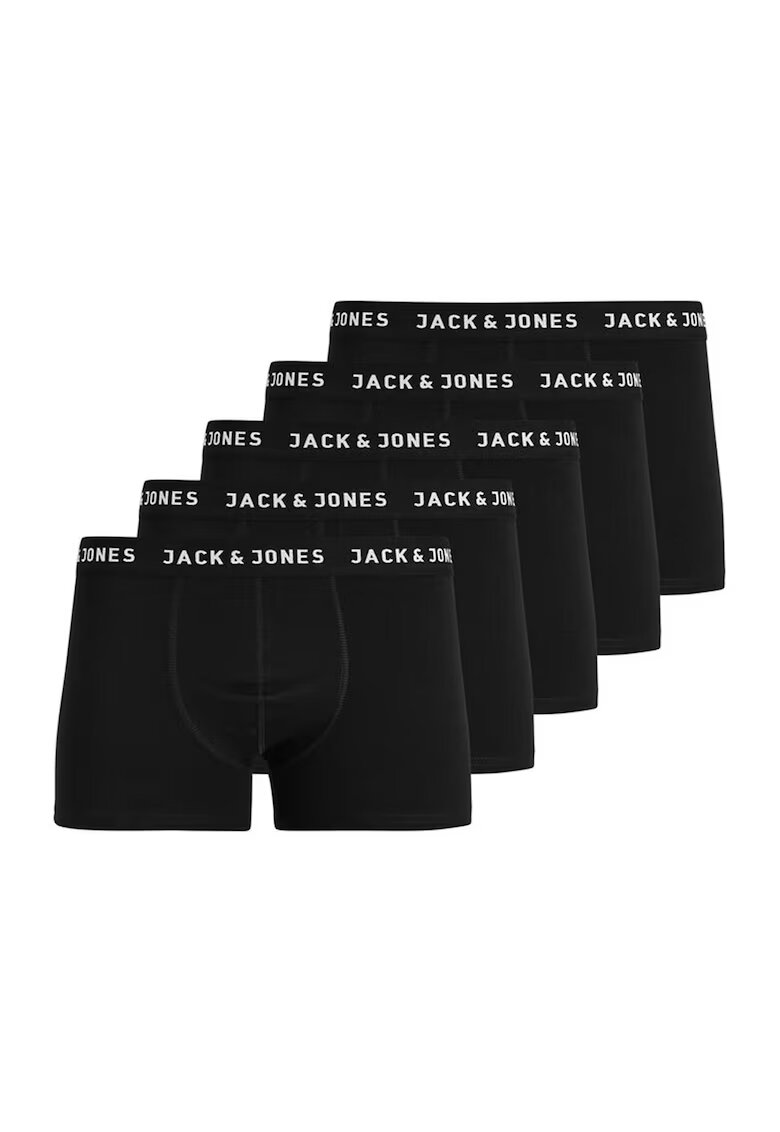 Jack & Jones Боксерки с лого на талията - 5 чифта