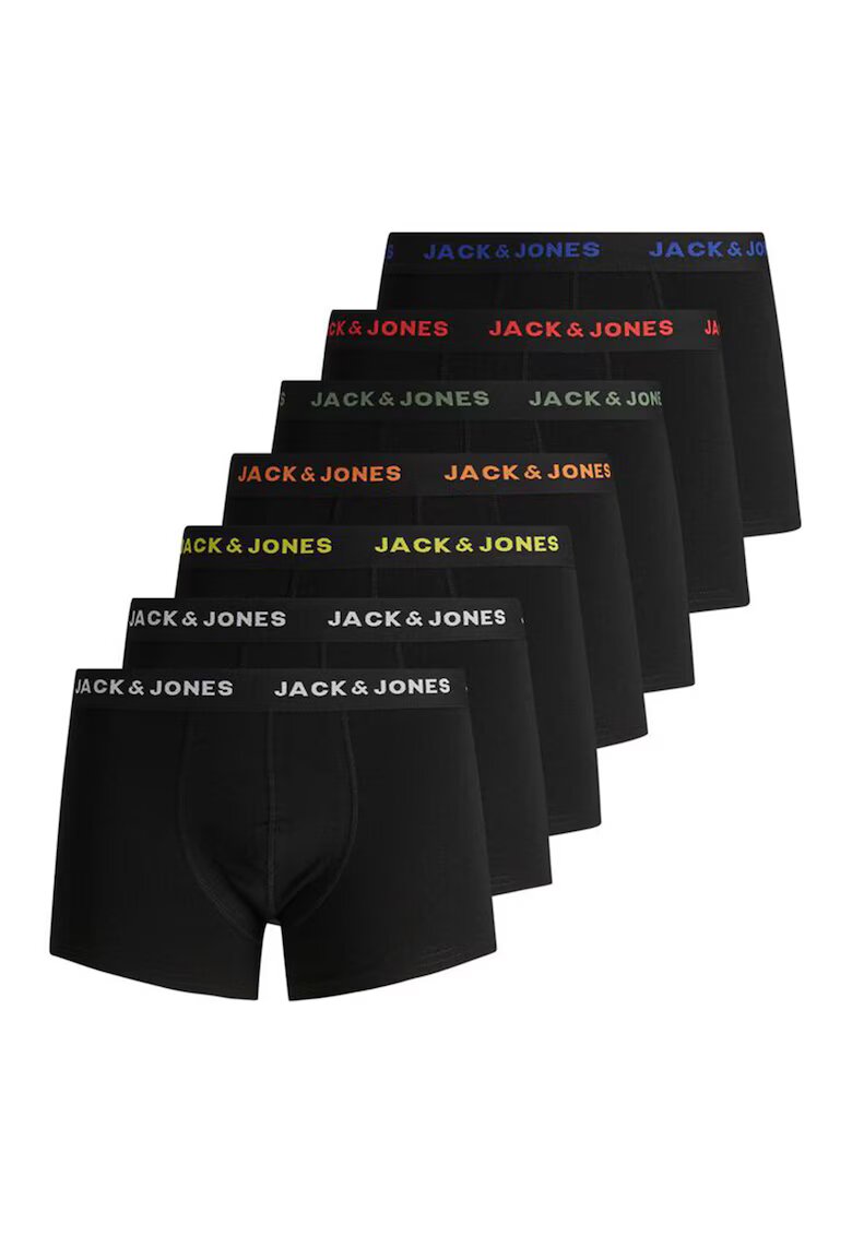 Jack & Jones Боксерки с лого на талията - 7 чифта