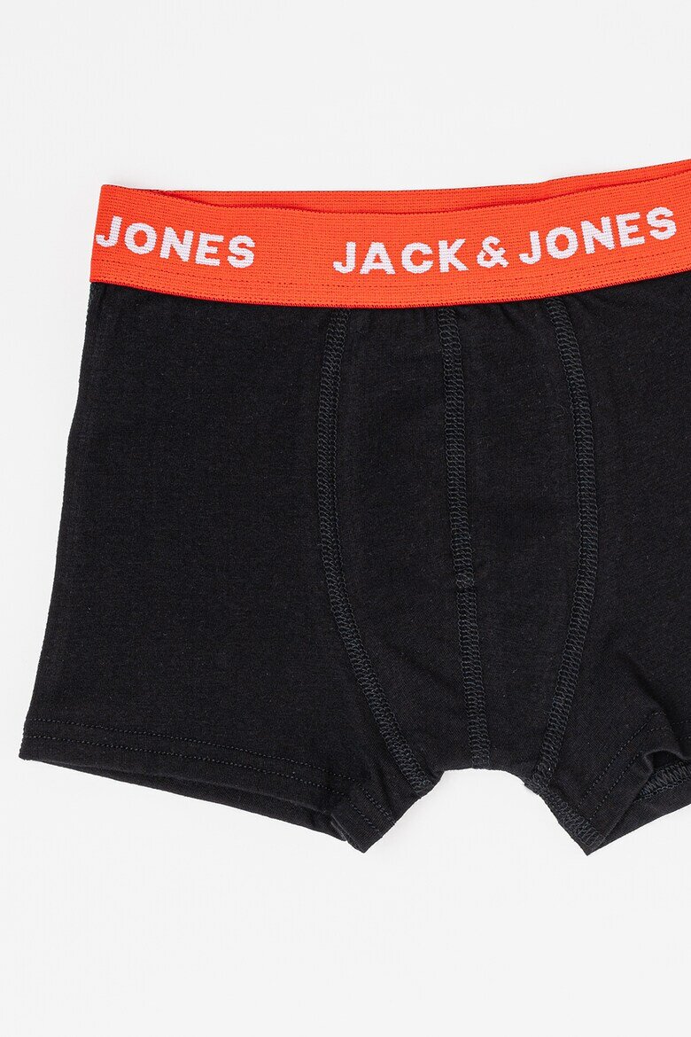 Jack & Jones Боксерки с памук с лого - 5 чифта Зелен/Черен/Син