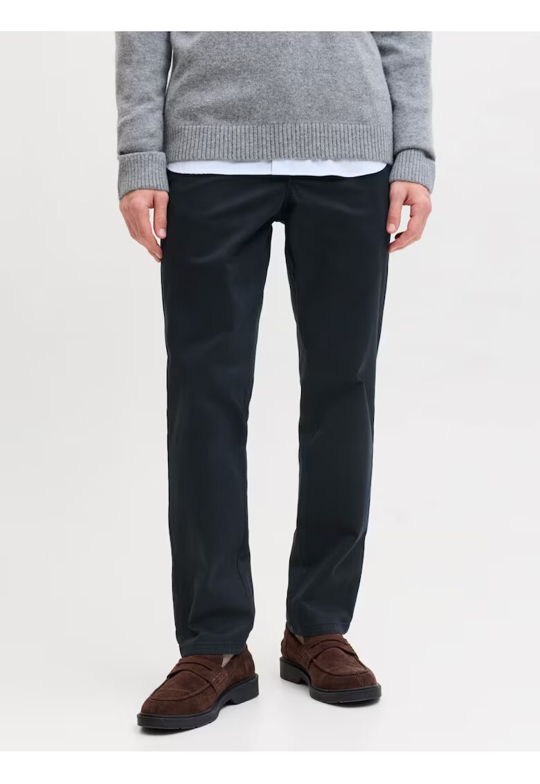 Jack & Jones Чино панталони - мъжки - Jpstollie Vance - Regular Fit - със средна талия - Тъмно синьо - 32 - 32